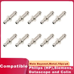 New 10pcs Universal NIBP Cuff Conversion Plug For Blood Pressure For Male A4 - Picture 1 of 9