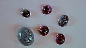 Andy's Gem Garage Sale - Assorted Blue/Purple Tourmaline Cabs - 17cts Natural - Picture 1 of 4