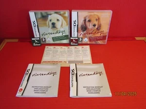 Nintendo DS 2 Games Nintendogs Labrador / Dachshund & Friends With Manuals (B) - Picture 1 of 9