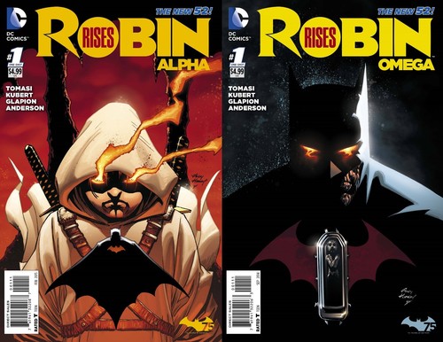 NEW DC 52 BATMAN: ROBIN RISES ALPHA #1 & OMEGA #1 1ST PRINT SET | eBay
