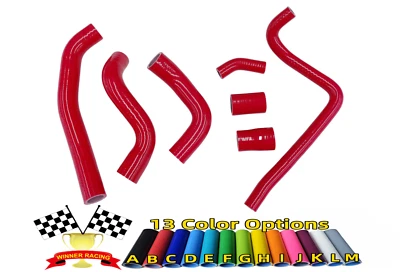 Manguera de radiador de silicona roja Fit Yamaha YZF-R1 / YZFR1 2009-2014 Foto 1 de 3