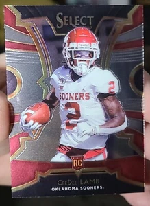 2020 CeeDee Lamb RC Chronicles Draft Picks Select Red Prizm #2 Rookie Card SP - Picture 1 of 2