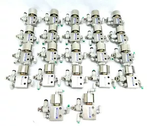Koganei 31P Air-Piloted Valve TAC 34AL Operator TEL Lithius Lot of 22 Working - Picture 1 of 11