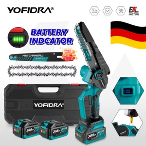 Für 18V Makita Akku Kettensäge 8 Zoll Mini Elektro Handkettensäge mit Ölsystem - Bild 1 von 20
