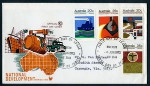 AUSTRALIA 1973, National Development, Wesley (WCS) First Day Cover (FDC) - Picture 1 of 2