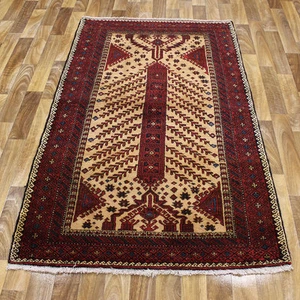 Old Handmade Persian Rug 190 x 100 cm Handmade Oriental Rug - Picture 1 of 7