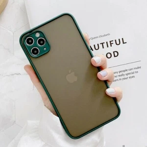 Protective Dark Green Apple iPhone XR Cover Genuine Liquid Silicone Mobile - Picture 1 of 4