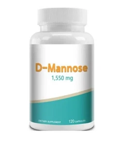 D-Mannose 1500mg 1550mg 120 Caps per 2 Caps - Picture 1 of 2