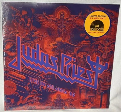 LP JUDAS PRIEST Live In Atlanta '82 (2LPs RED Vinyl, RSD 2025) NEW MINT SEALED - Image 1 of 2