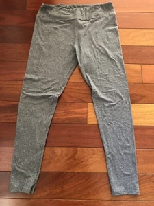 2 LuLaRoe 2 Pair Simply Comfortable Gray Workout Leggings Size Tall & Curvy - Picture 1 of 8