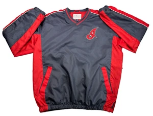 Cleveland Indians Pullover Jacket Men's L Windbreaker MLB Genuine Merchandise - Imagen 1 de 8