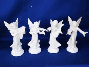 JUEGO DE PORCELANA DE COLECCIÓN ÁNGELES DE DRESDEN con INSTRUMENTOS Lote de 8 RARO ÚNICO ❤️j8 - Imagen 1 de 10