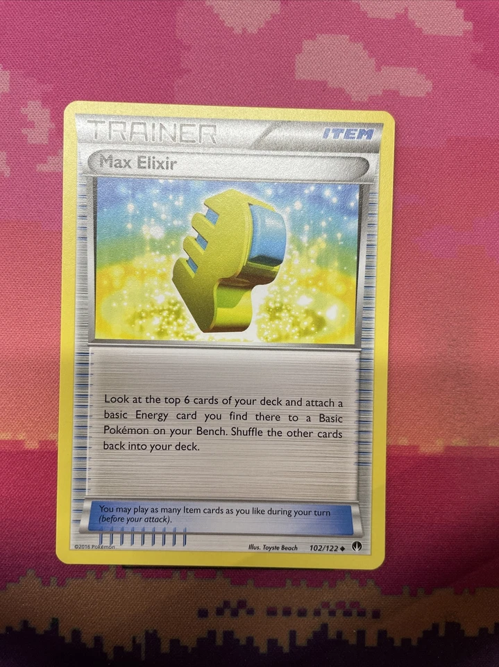 Pokemon Card Max Elixir Breakpoint Uncommon 102/122 Near Mint - Image 1 of 2