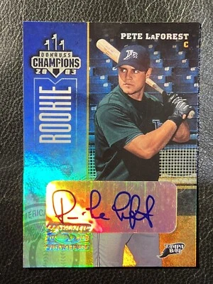 PETE LAFOREST 2003 Donruss Champions Auto 103/500 - Image 1 of 2
