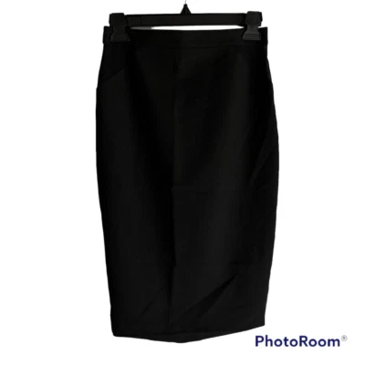 Falda lápiz ELIZABETH and JAMES negra de carrera para damas, 4 Foto 1 de 4