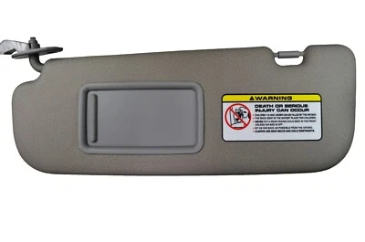 Sun Visor Gray without Sunroof Driver Side for 2011 to 2015 Hyundai Elantra Foto 1 de 4
