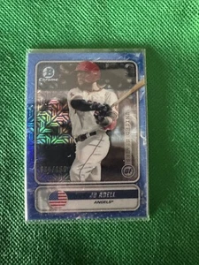 2020 Bowman #STG-JA Jo Adell Bowman Mojo Refractor Blue /150 Angels - Picture 1 of 4