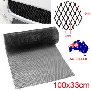 Auto Mesh Grill Aluminium Alloy Car Bumper Vent Metal Rhombic Grille Net 3mmx6mm - Picture 1 of 12
