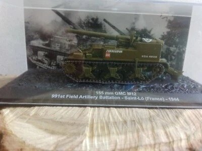 115 mm GMC M12 991st Field Artillery Battalion-Saint-Lô(France)1944 - Immagine 1 di 2
