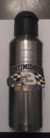 Dale Earnhardt Nascar Intimidator Stainless Steel Water Bottle 2002 Cover