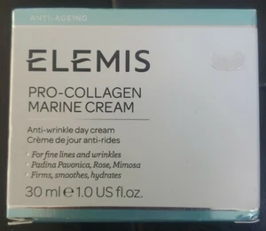 ELEMIS Pro-Collagen Marine Anti-Wrinkle Day Cream W/Applicator 1 oz/30ml NIB - Picture 1 of 2