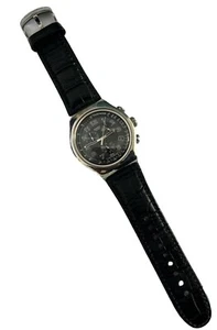 CRONOGRAFO SWATCH CHRONO Irony YOS440 YOUR TURN BLACK Fully Working - Picture 1 of 5