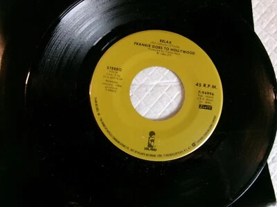 Frankie Frank Goes To Hollywood- Relax/Two Tribes-1983 Island NM — 第 1/2 张图片