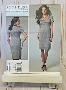 Vogue Sewing Pattern Dress 1222 Anne Klein Career Designer Fitted Size 14-20 NEW - Picture 1 of 2