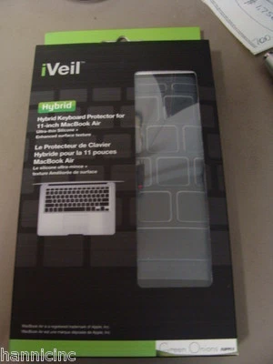 Green Onions Supply iVeil Hybrid Keyboard Protector for 11"  Apple Macbook Air - Image 1 of 4