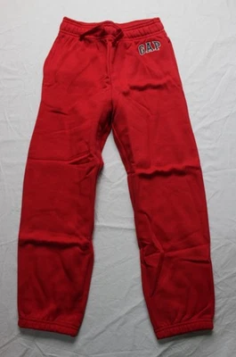 Gap Boy's Relaxed Logo Drawstring Joggers CN6 Modern Red Small (6-7) NWT - Image 1 of 4