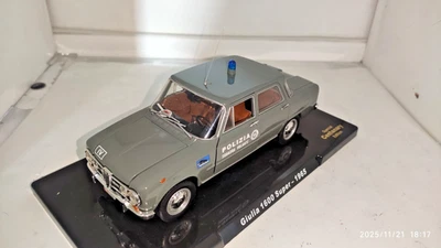 Alfa Romeo Giulia super Polizia squadra volante  1/24 1:24 artigianale - Immagine 1 di 4