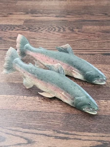 Pez Salmón - Figura Modelo Plástico Detallada Realista 13" - Divertido Juego Educativo - Imagen 1 de 7