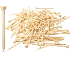 250 Pack Professional Bamboo Golf Tees 3-1/4 Inch - Stronger Than Wooden Golf - Picture 1 of 7