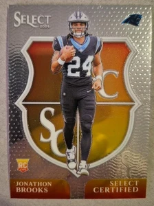 2024 Panini Select - Select Certified Rookies Jonathon Brooks #17 - Picture 1 of 2