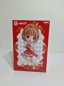 Qposket Cardcaptor Sakura Figure Red Dress NEW In Box - Picture 1 of 4