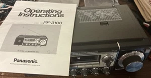 Panasonic RF-3100 AM/FM/SW Receptor Radio Onda Corta + MANUAL Excelente Estado - Imagen 1 de 11