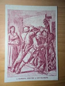 WW2 Cartolina Franchigia Militare Illustrata FG VG 1942 - Imagen 1 de 2