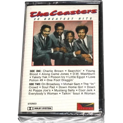 The Coasters - 20 Greatest Hits (Cassette Tape 1987) R&B Soul Doo Wop NEW SEALED - Image 1 of 4