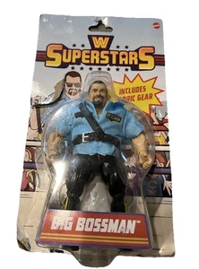 WWE Superstars Series 10 BIG BOSSMAN 6” Action Figure Mattel SIGILLATO con DMGD - Foto 1 di 11