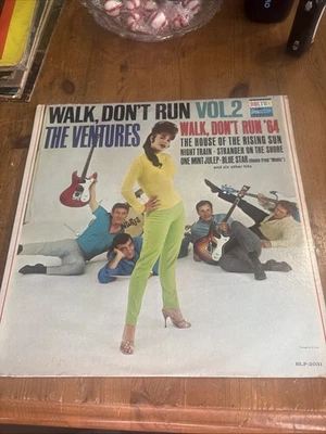 The Ventures- Walk Don't Run Vol. 2 Vinyl LP VG/VG Ultrasonically Cleaned - Image 1 of 4