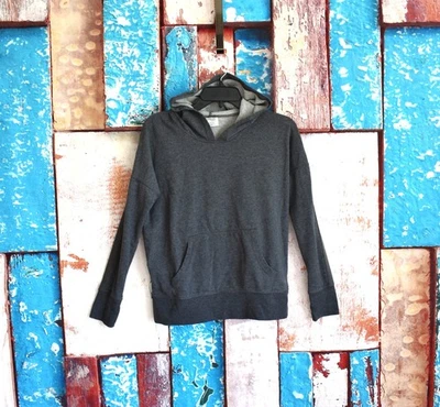 Sudadera con capucha para mujer Danskin Now Athleisure manga larga PEQUEÑA gris carbón Foto 1 de 4