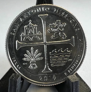 2019 W US, San Antonio Missions , 25c US ATB Quarter, West Point - Picture 1 of 3