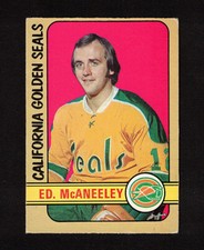 1972-73 ED McANEELEY #242 ROOKIE VG OPC SCARCE Hi# Seals Star NHL Hockey Card RC