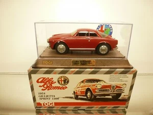 TOGI ALFA ROMEO 1954 GIULIETTA SPRINT 1300 - RED 1:23 - GOOD CONDITION IN BOX - Picture 1 of 9