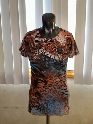 Camiseta Affliction tamanho médio RARA!! - Imagem 1 de 4