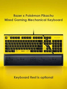 Razer x Pokémon Pikachu Wired Gaming Mechanical Keyboard - Picture 1 of 5