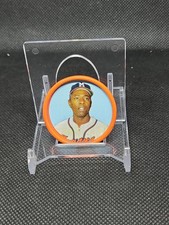 1963 Salada Junket Coins Hank Aaron #24 HOF Braves Card MINT