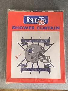 Dallas CowBoys Vinyl Shower Curtain(70”x72”)Vintage(1996)Jay Franco Factory Seal - Picture 1 of 2
