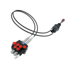Kit de válvulas de control remoto P80: 2 válvulas de carrete 21GPM + cables 25MPa + joystick - Imagen 1 de 12