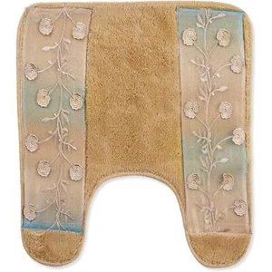 Popular Bath Ombre Rose Contour Rug - Elegant Blue Gradient Design - Picture 1 of 4